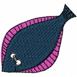 Fishes Embroidery Design 6